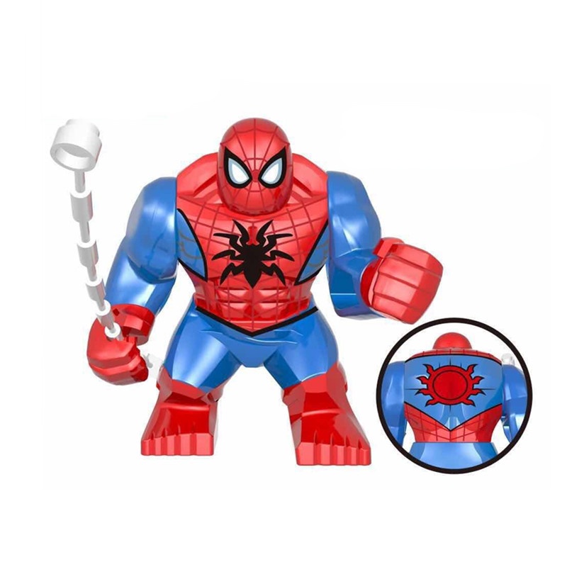 1pc Mainan Balok Bangunan Model Avengers Venom Spiderman Bahan ABS Untuk Hadiah Anak