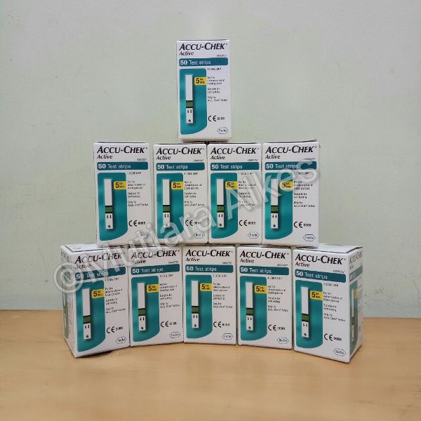 

Termurah Strip Cek Gula Darah Accu Check Active isi 50 strip Diskon