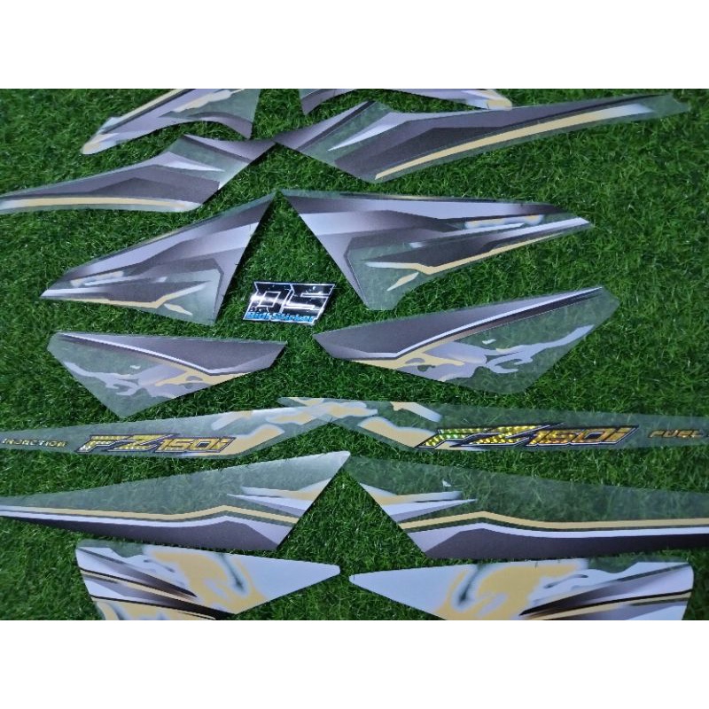 STRIPING TRANSPARAN HOLOGRAM KARBON GOLD VIXION OLD COSTUM ORIGINAL II STRIPING VARIASI VIXION OLD