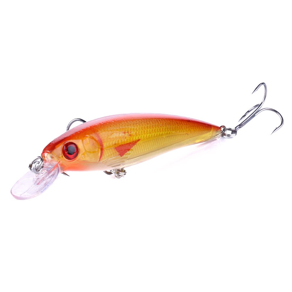 HENGJIA 10pcs Kail Umpan Model Ikan Minnow 10 Warna untuk Outdoor fishing lure swimbait tackle