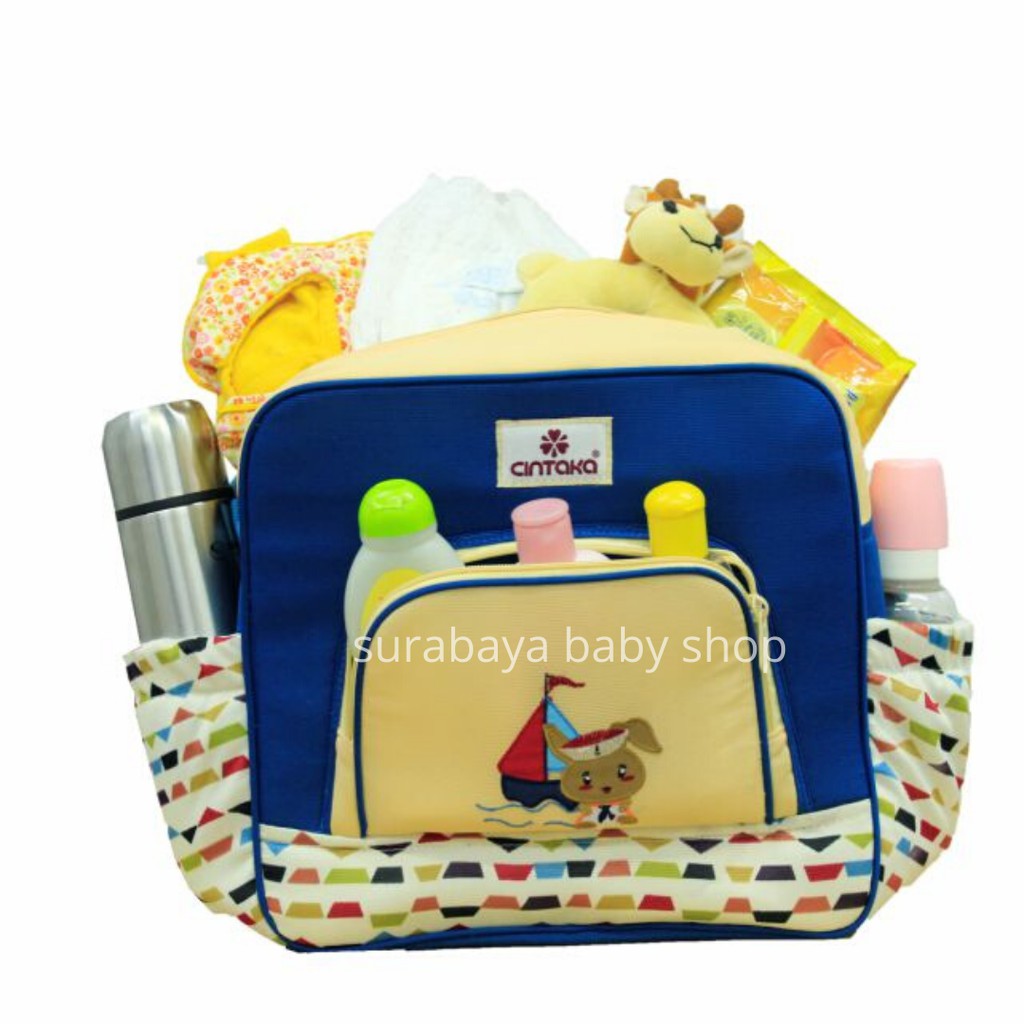 CINTAKA TAS BAYI KECIL SERI SAILOR SAKU BORDIR TCT2353