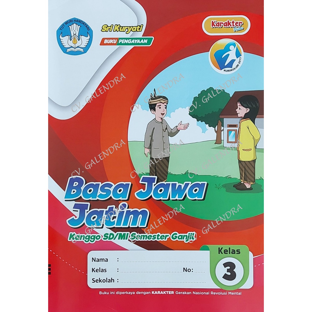 LKS Basa Jawa Jatim  – Karakter Prima SD/MI Kls 3 Semester 1