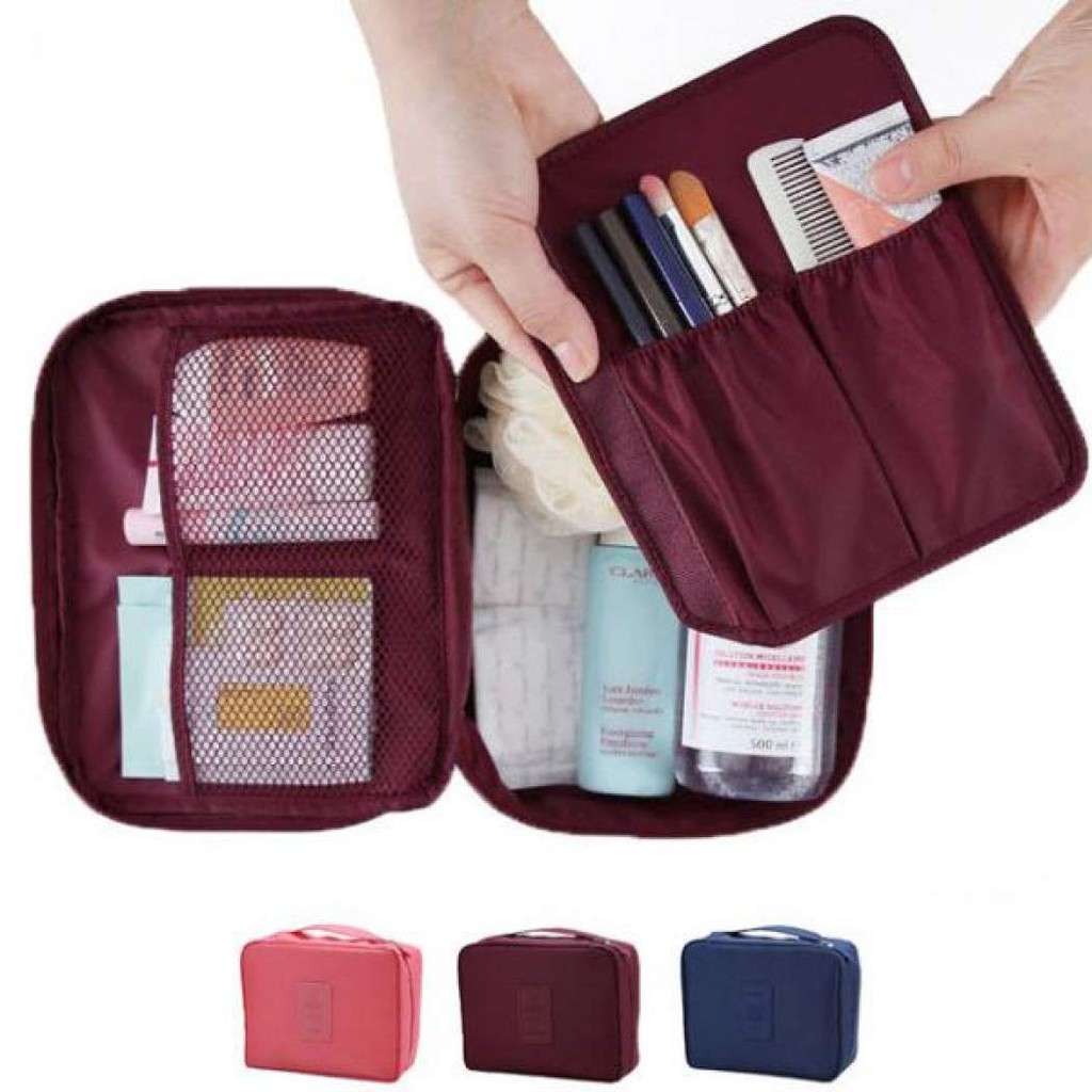 INFY - Tas Kosmetik Travel Monopoly / Monopoly Cosmetic Pouch Organizer / Kosmetik Travel W053