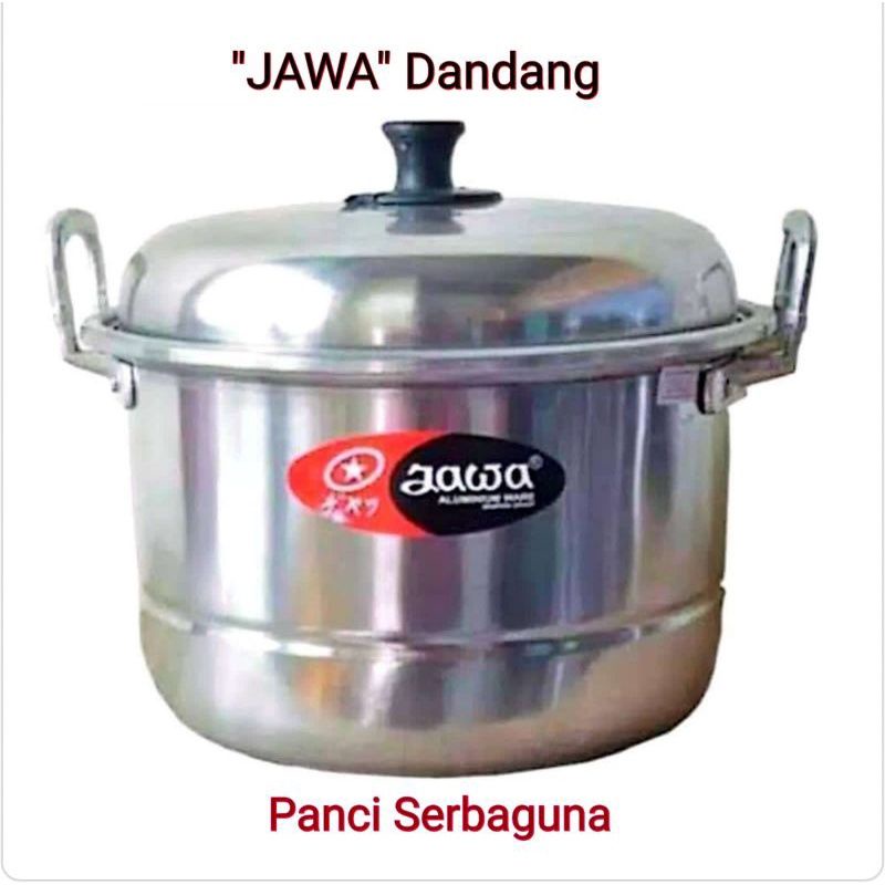 panci dandang 24cm/panci kukusan/panci serbaguna/panci maspion jawa/panci jawa