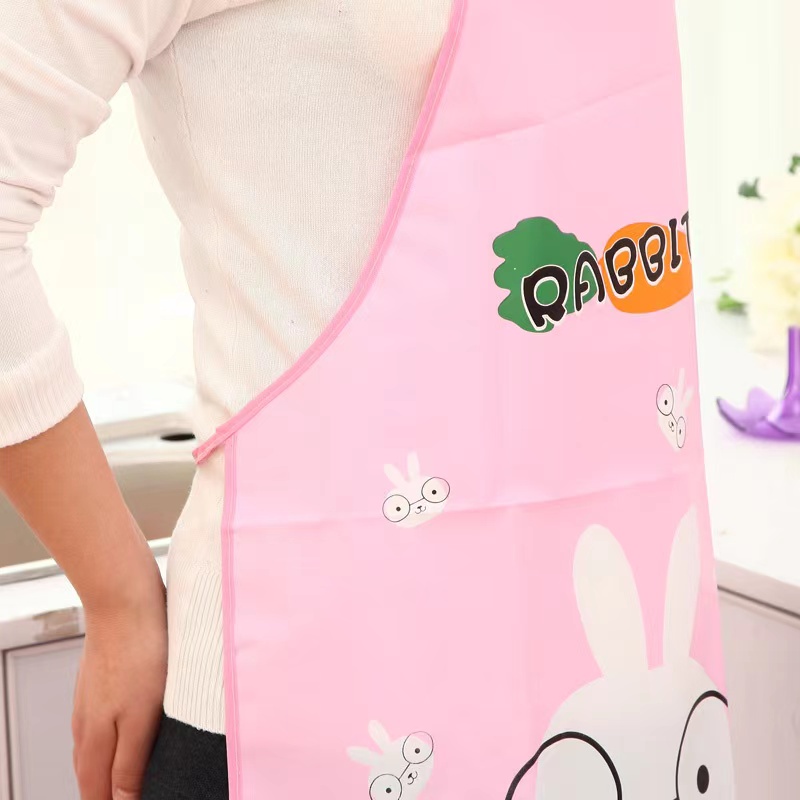 (Hello Girl)D20 Apron Masak Celemek Dapur Anti Air Motif Kartun Import