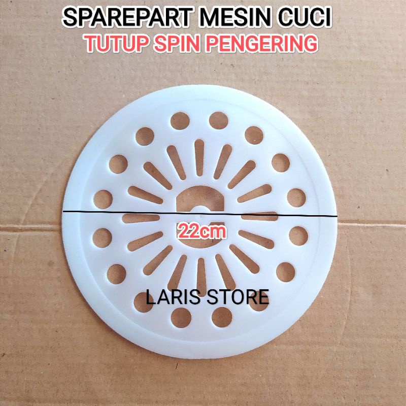 Tutup Spin / Spinner Pengering Mesin Cuci Umum Multi  / Model Bulat Ukuran 22cm