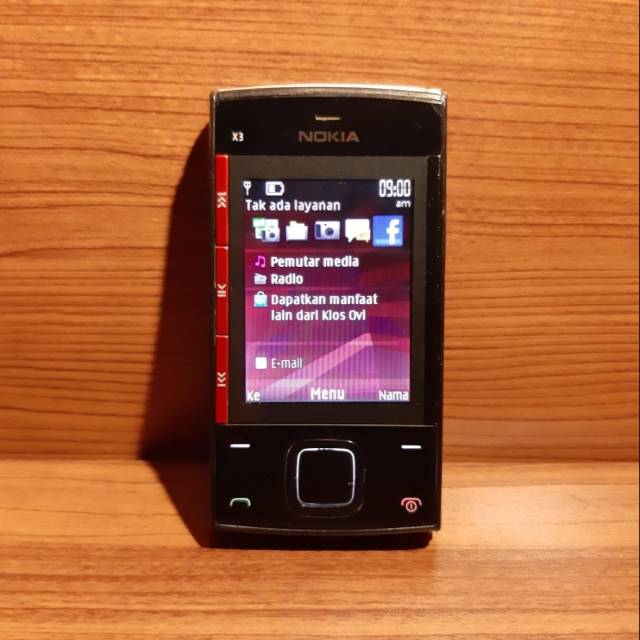 HP Jadul Nokia X3 00 Slide Symbian Original Siap Pakai Normal Not X5 or X3 or X1