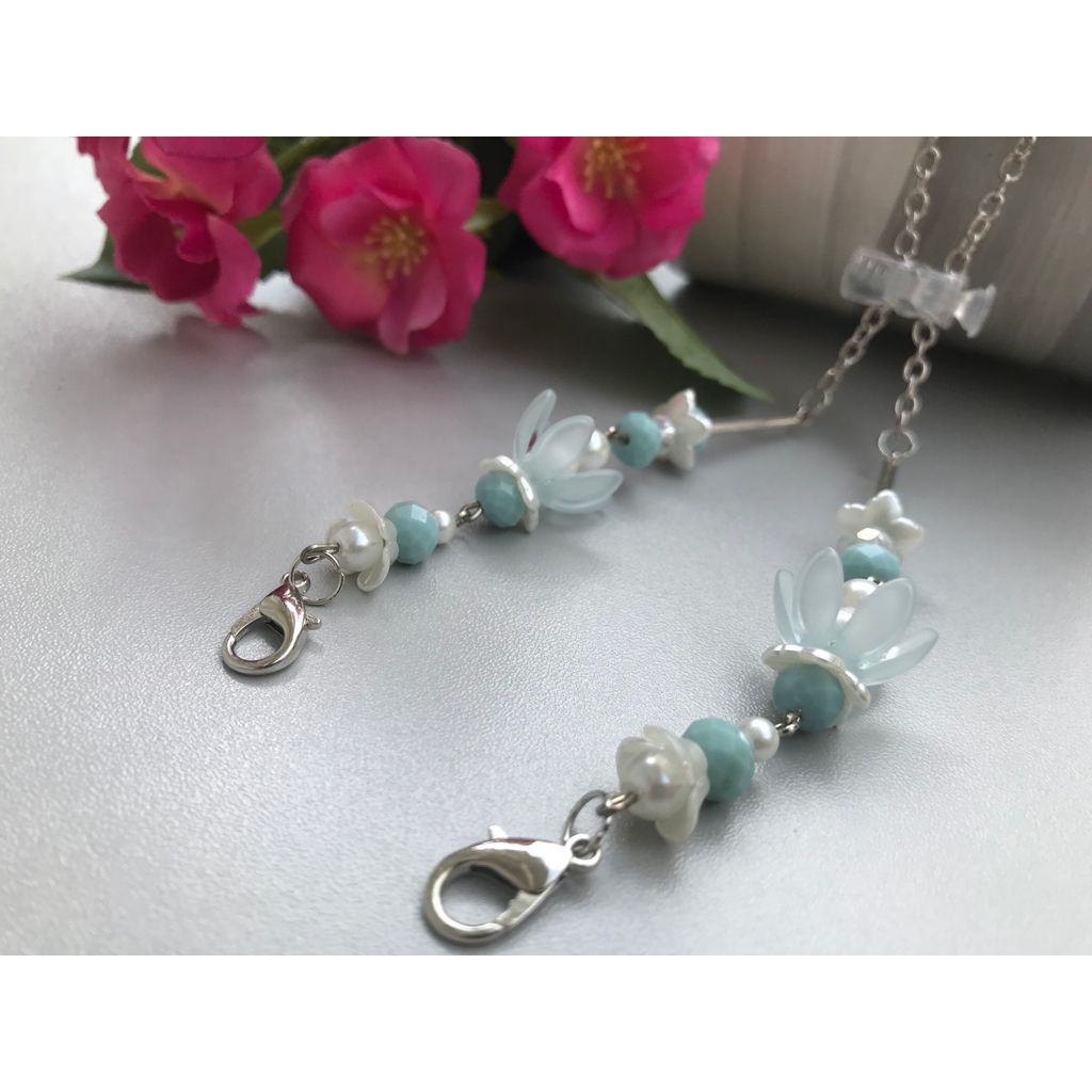 Kalung Masker - Kalung Masker Hijab 2in1 - Strap Masker 2in1 - Necklace