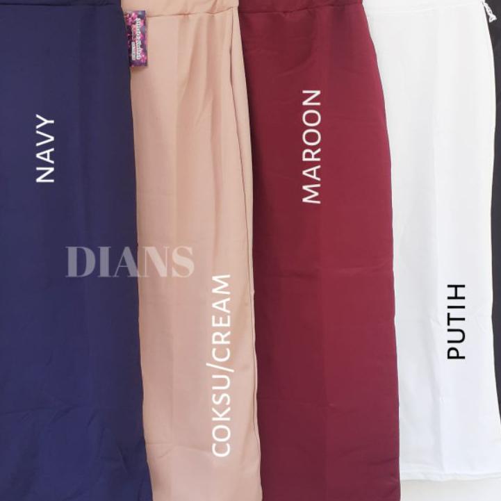 (LANGSUNG ATC..) Rok Span Scuba Polos Maxi Skirt Termurah Best Seller | Rok Wanita Terlaris