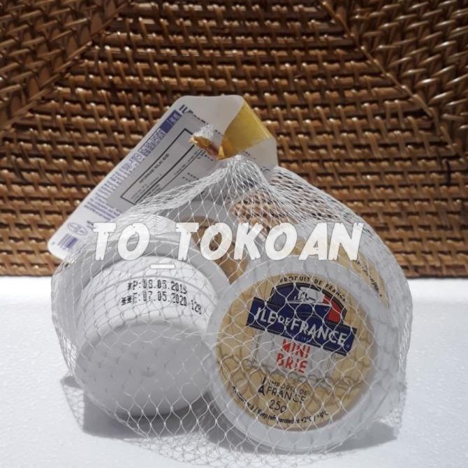 

ILE DE FRANCE MINI BRIE CHEESE KEJU BRIE 525 GR