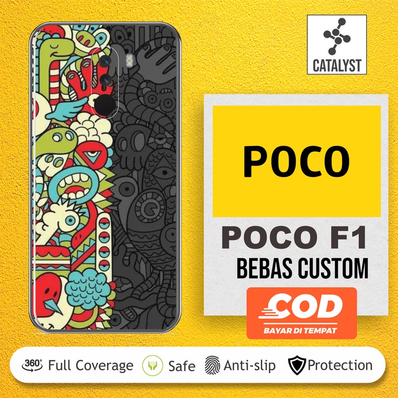 Garskin Skin Case POCO F1 BISA Custom - KODE-B1J2