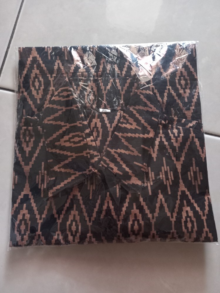 Maura Couple - Sania Ruffle Batik Couple Ndoro Jowi Dnt Garansi Termurah Shopee - Alika Brown