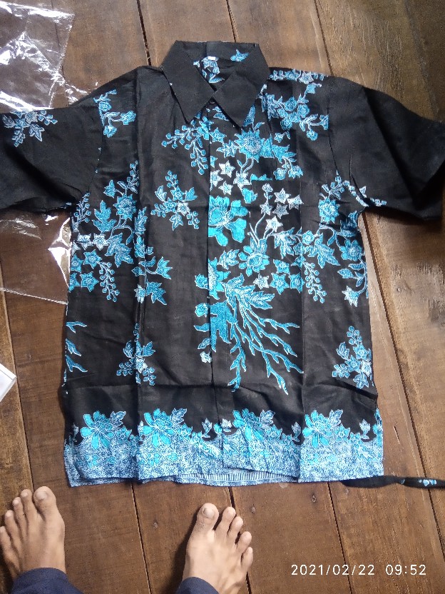 Batik Couple Keluarga - Sania Ruffle Batik Couple Ori Standar & Jumbo - Batik Pekalongan