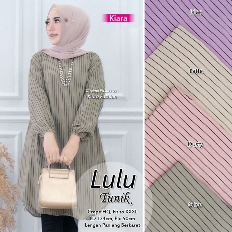 LULU TUNIK by Kiara /Fashion wanita /baju lebaran 2022