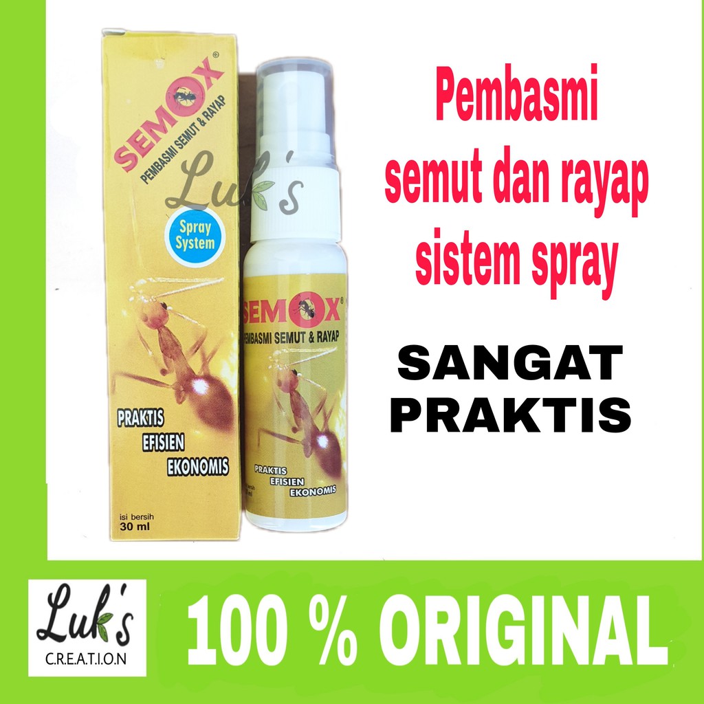 Pembasmi semut dan rayap SEMOX 30 ml anti rayap anti semut spray