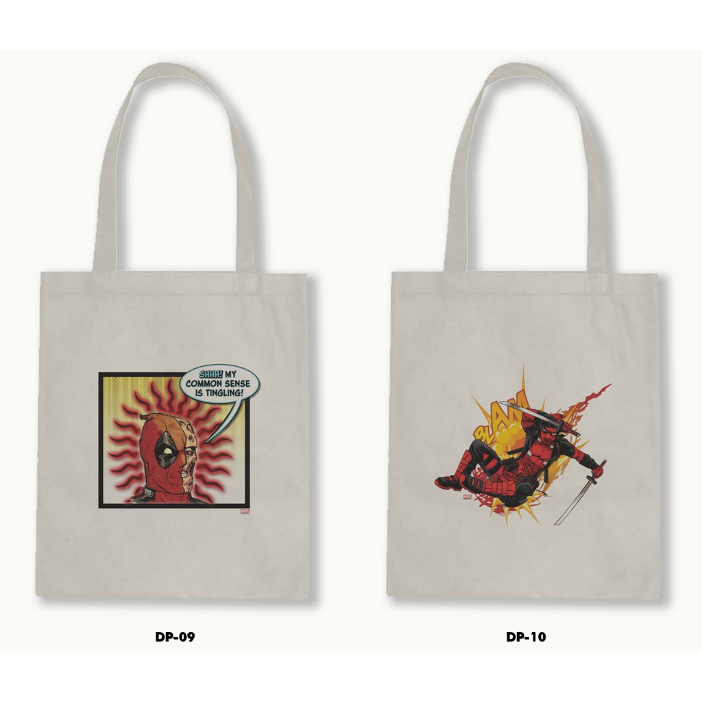 TOTE BAG BLACU - DEADPOOL