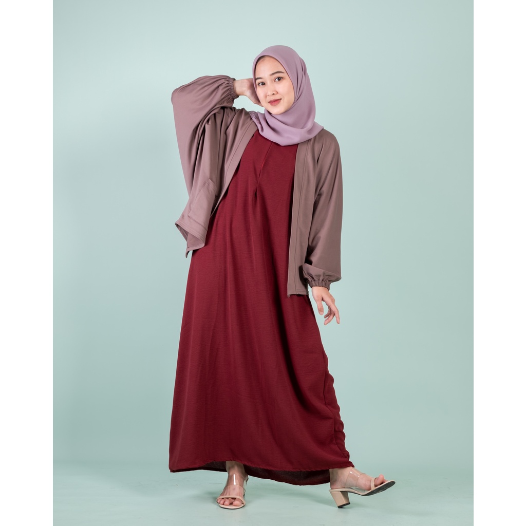 INNER DRESS BASIC-CRINKLE AIRFLOW