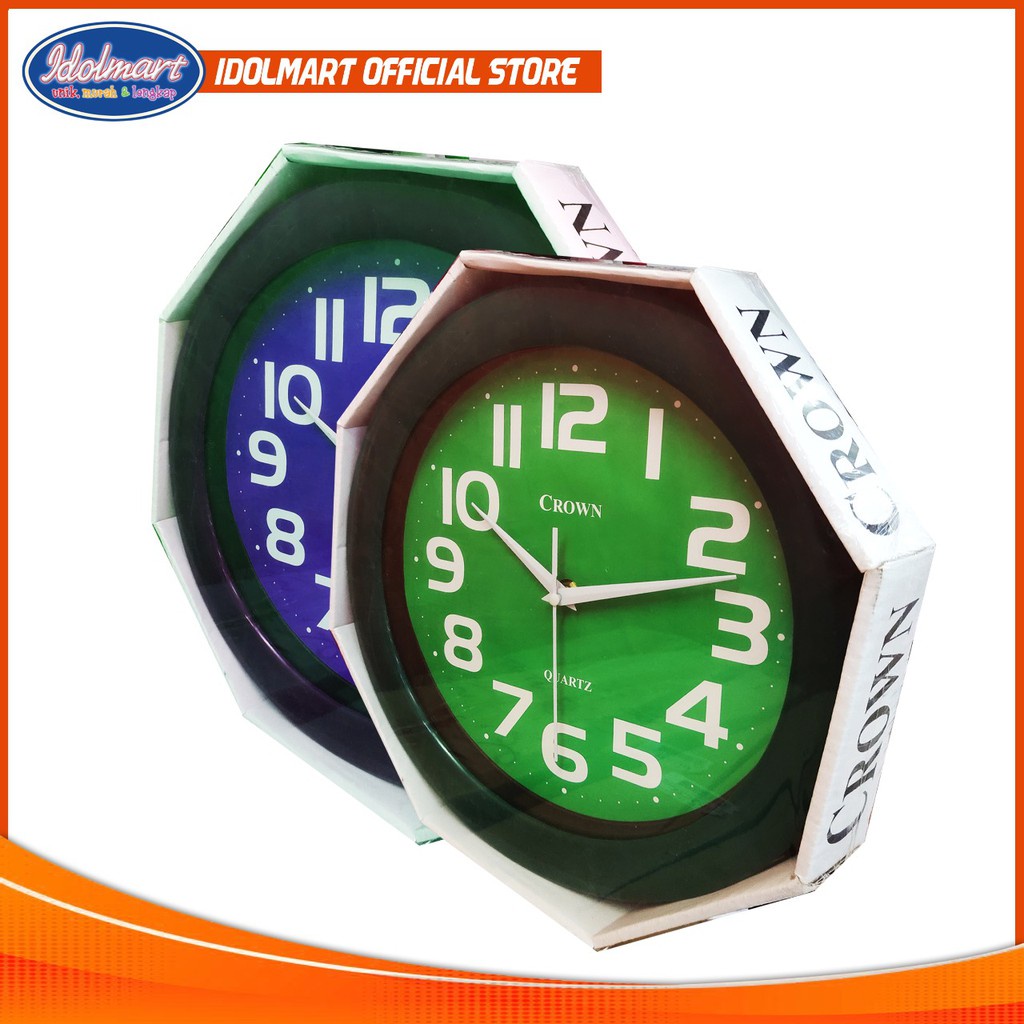 IDOLAKU Jam Dinding CROWN 3401 Color Diameter 30cm