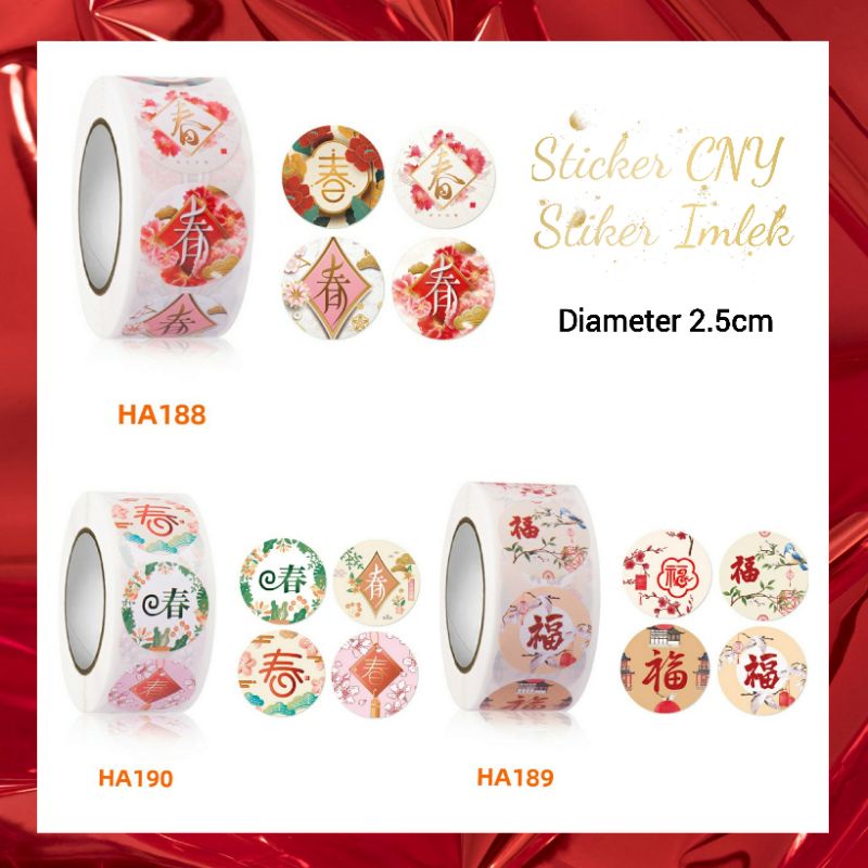 

Sticker CNY Chinese New Year Stiker Imlek