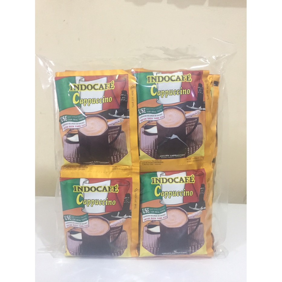 

KNT.378 Indocafe Cappucino 25gr x 10 sachet