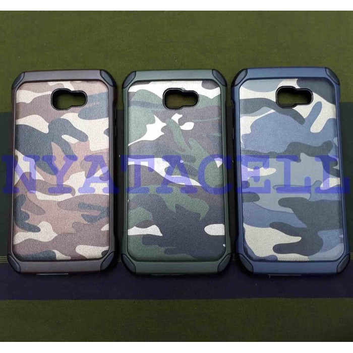 PROMO MURAH Case Army Samsung A7 2017 A720 Soft Hard Slim Back Cover Spigen Armor   Coklat