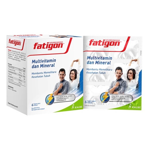 FATIGON STRIP 6 Tablet - Multivitamin Mineral B Kompleks