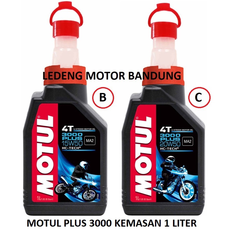 Motul 3000 Plus Oli Motor Bebek 1L sae 15w50 atau 20w50