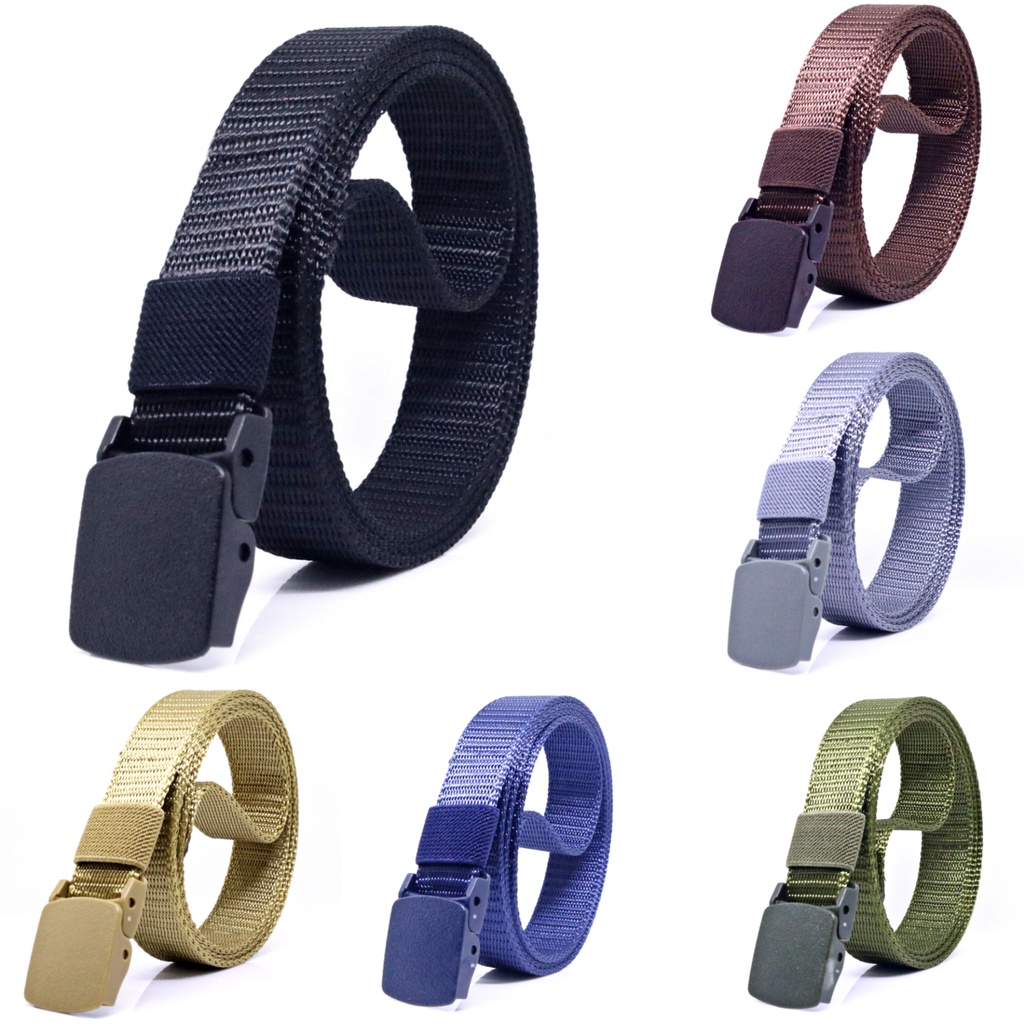 IKAT PINGGANG TACTICAL NYLON KANVAS ANAK / ANTI METAL DETECTOR - AMC-NLT-25