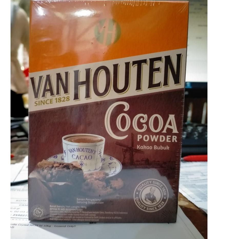 

BISA COD Cokelat Bubuk Van Houten 180gr - Cocoa Powder