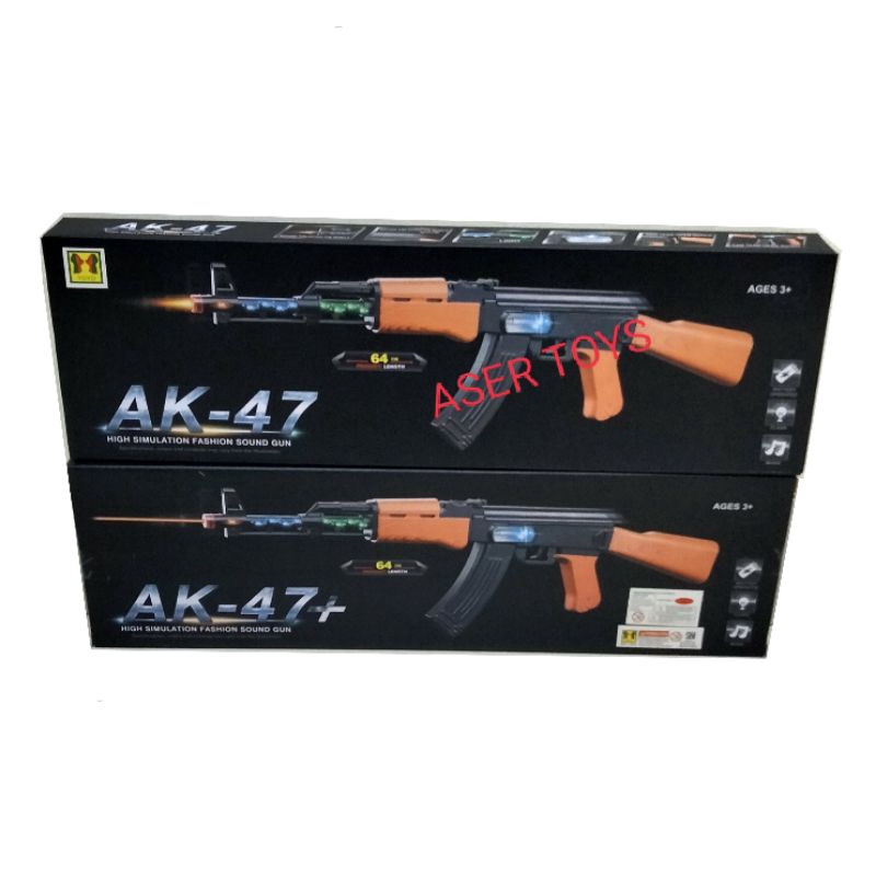 Mainan Pistol Tembakan Senapan Model AK-74