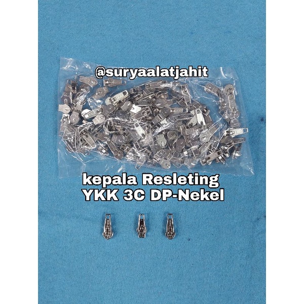 kepala Resleting YKK 3CF-DP kecil kepalanya @1bks Rp.52.500/100pcs