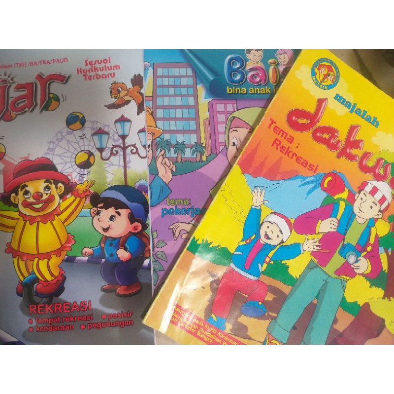 paket 10 majalah paud/tk/ra edisi 1-10 (nama majalah campur)
