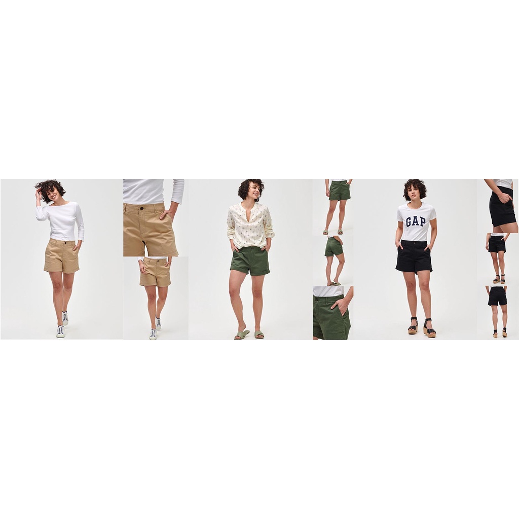 Gap Girlfriend HighWaist Shorts Pants | Celana Chino Pendek Wanita
