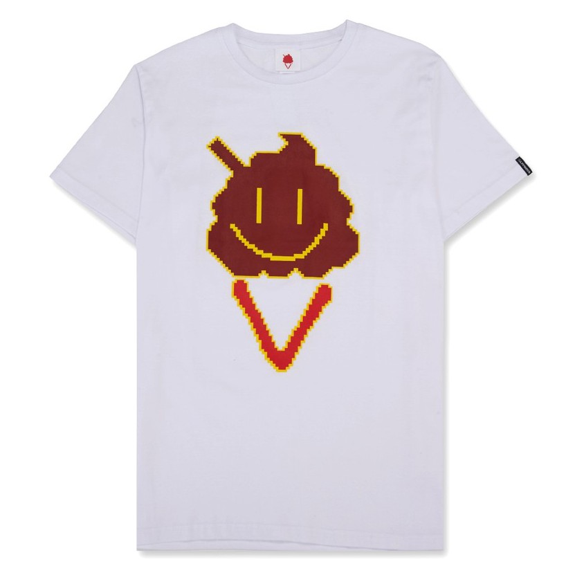 

SundaySundayCo - Kaos Pria - 8Bit Cone White