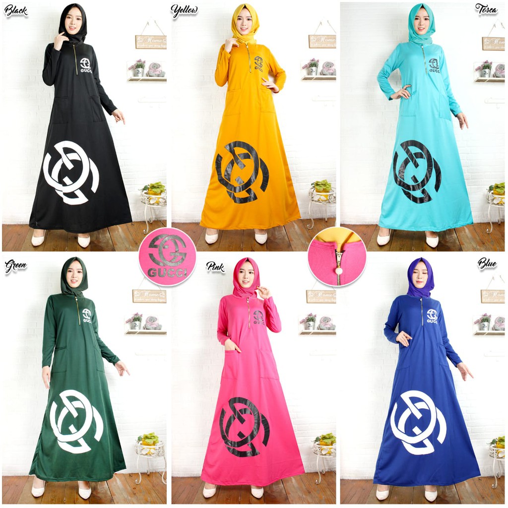 LEANA58 GAMIS BUSUI MOTIF GG