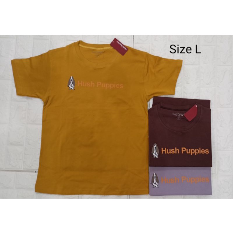 KAOS HUSH PUPPIES UNISEX SIZE M-XL