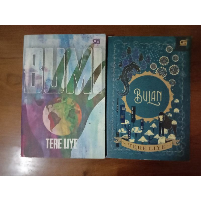 [Preloved/Bekas] Novel Bumi Series: Bumi & Bulan Tere Liye