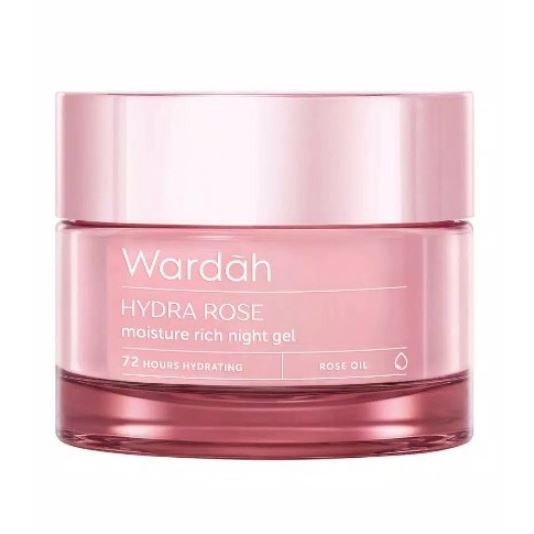 ☘️Yuri Kosmetik☘️ WARDAH Hydra Rose Moisture Rich Night Gel