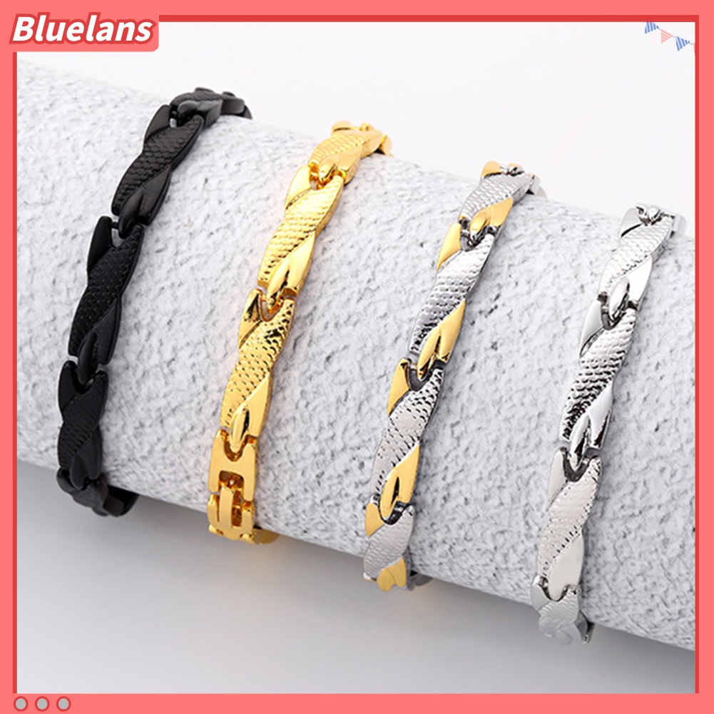 Bluelans Gelang Terapi Penyembuhan Energi Magnetik Model Putar Untuk Unisex