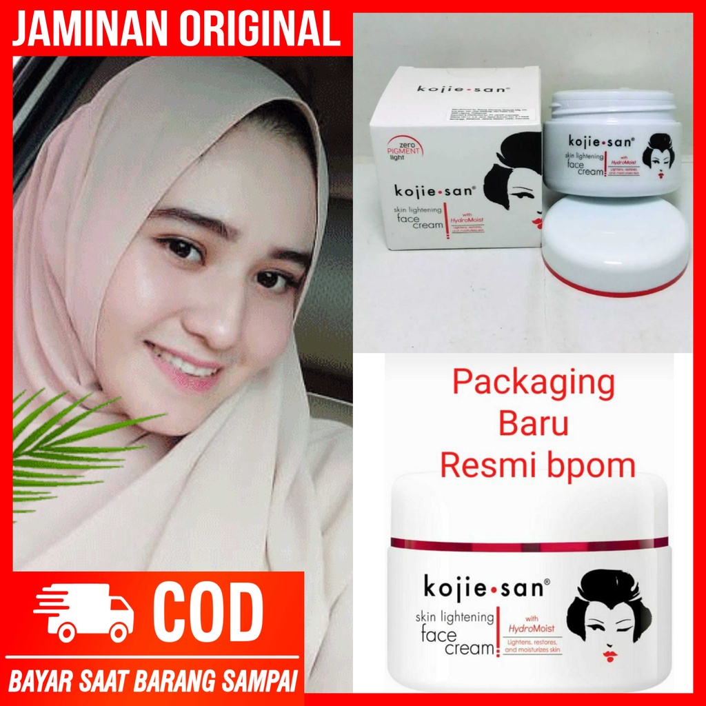 Kojie San Kojisan Face Lightening Cream 30gr Penghilang Jerawat & Flek Serta Pencerah Wajah