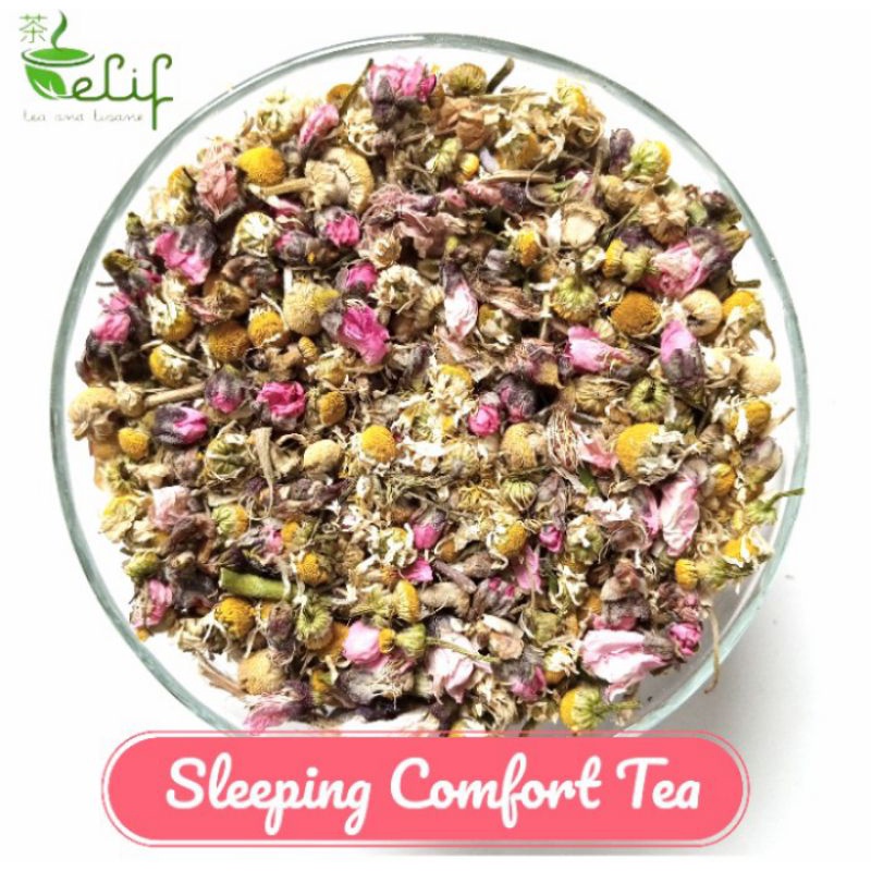 

ELIF TEA Sleeping Comfort Tea : Passionflower, Chamomile, Lavender, Holy Basil