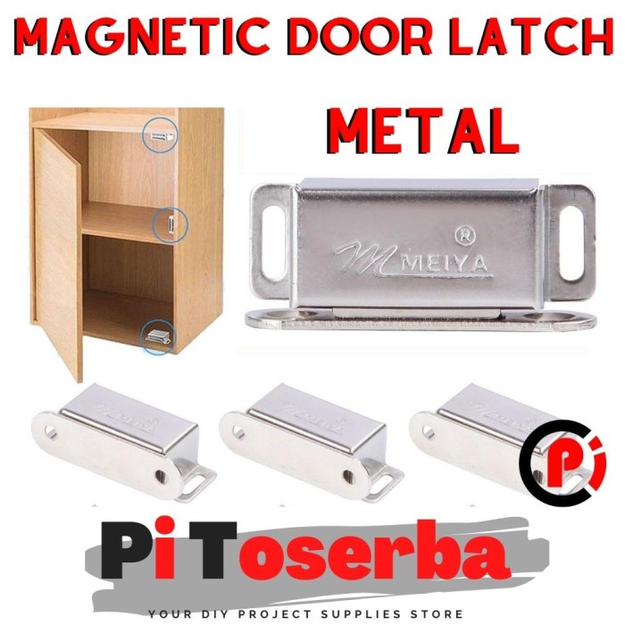 Metal Magnetic Door Cabinet Latch Kunci Magnet Pintu Lemari Furniture