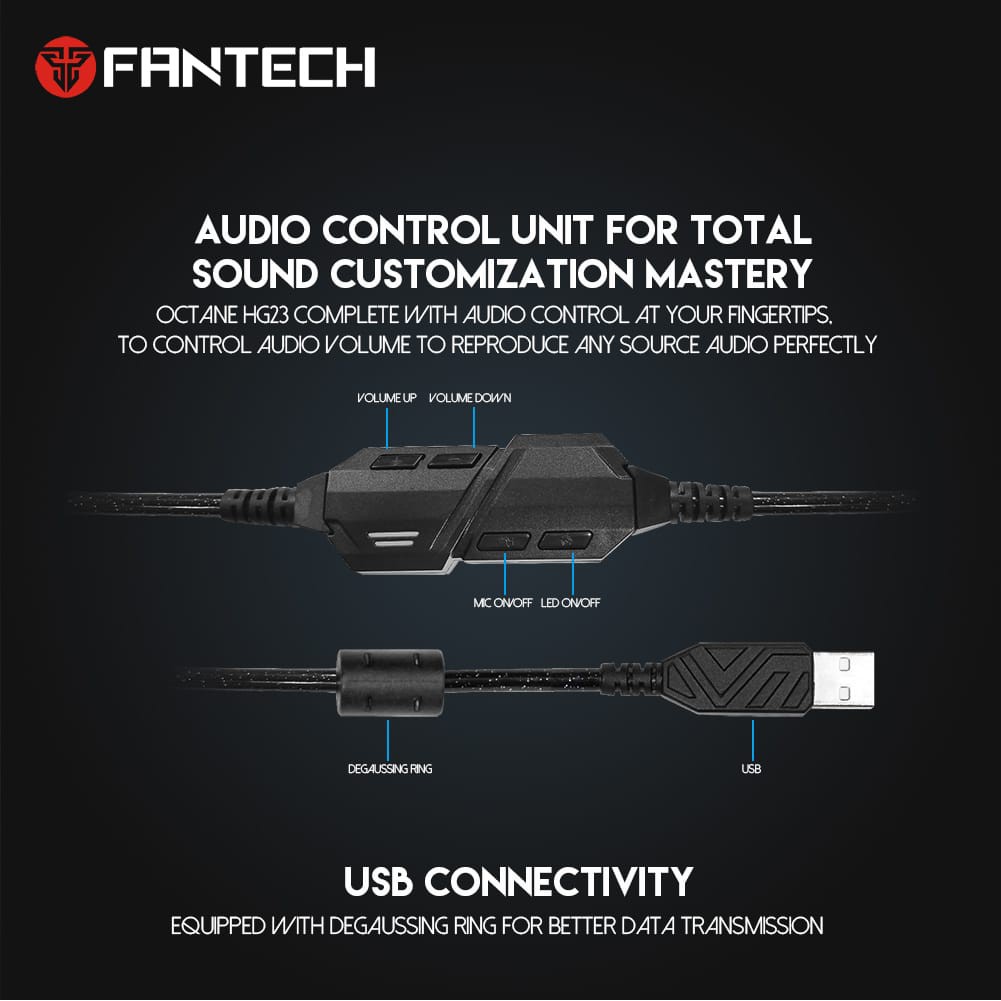 Headset Gaming Fantech HG23 OCTANE 7.1