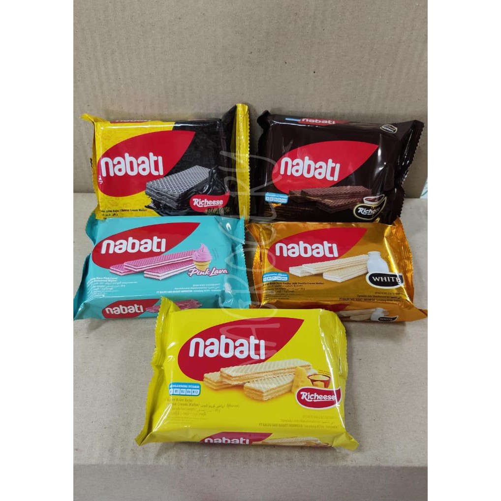 

NABATI SANDWICH ALL VARIANT 50gr (5pcs)