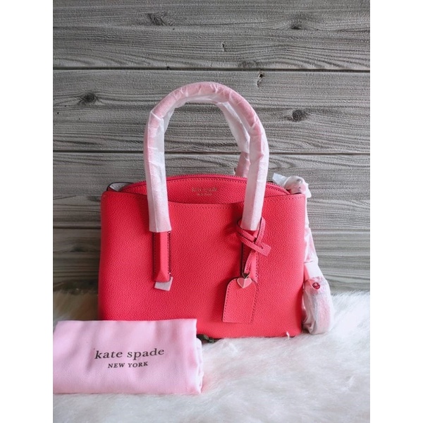 Kate spade margaux medium satchel peach melba