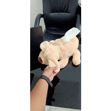 Sarung Tempat Tissue Cover Karakter Boneka Anjing Lucu