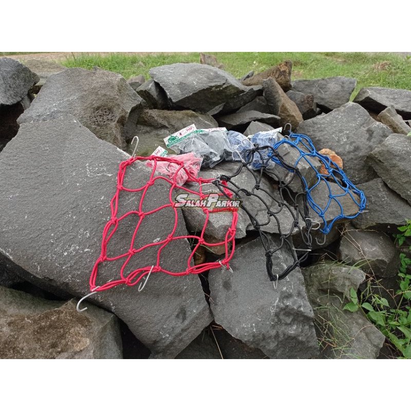 Jaring Jok / Jaring Helm / Jaring Barang Universal Cb100 Cb125 Gl100 Glmax Glpro Megapro Tiger F1zr 