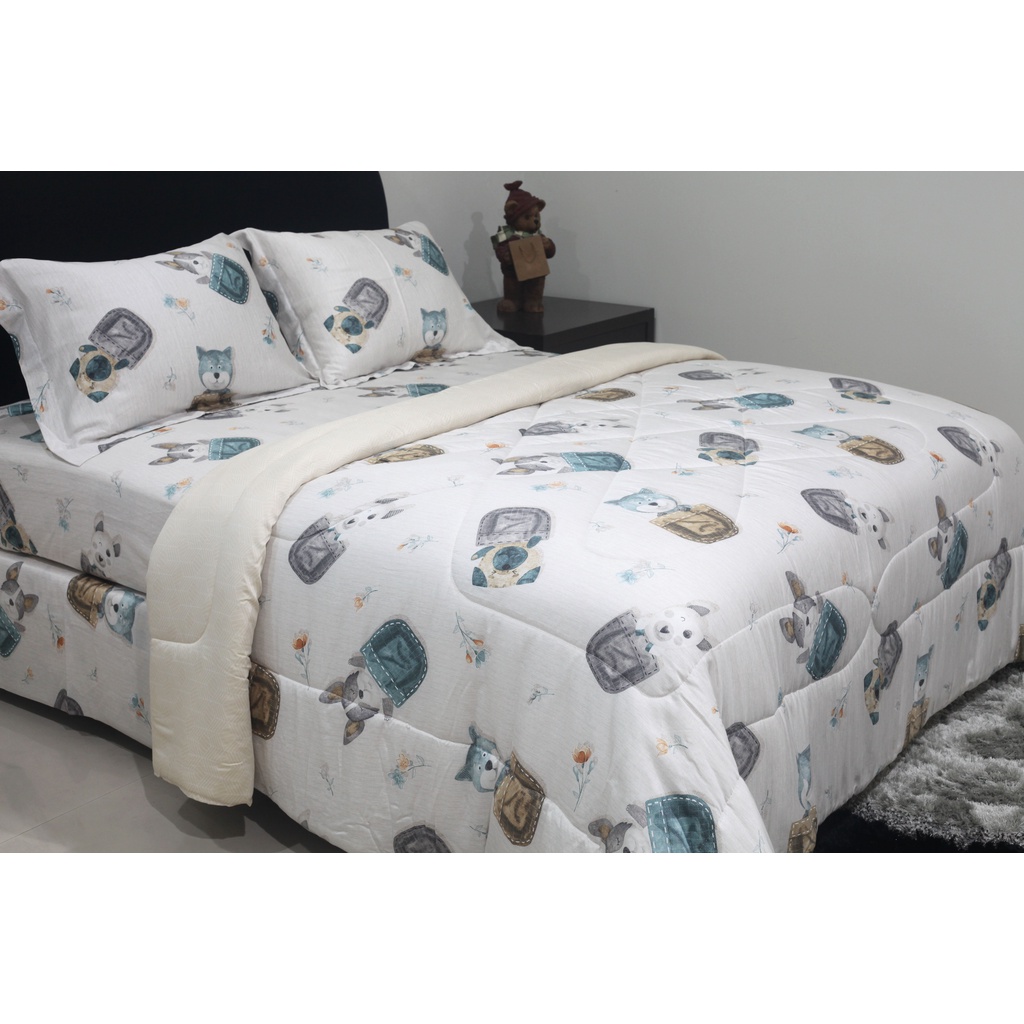 Picasso Sprei Botanic Tencel Cute Puppy
