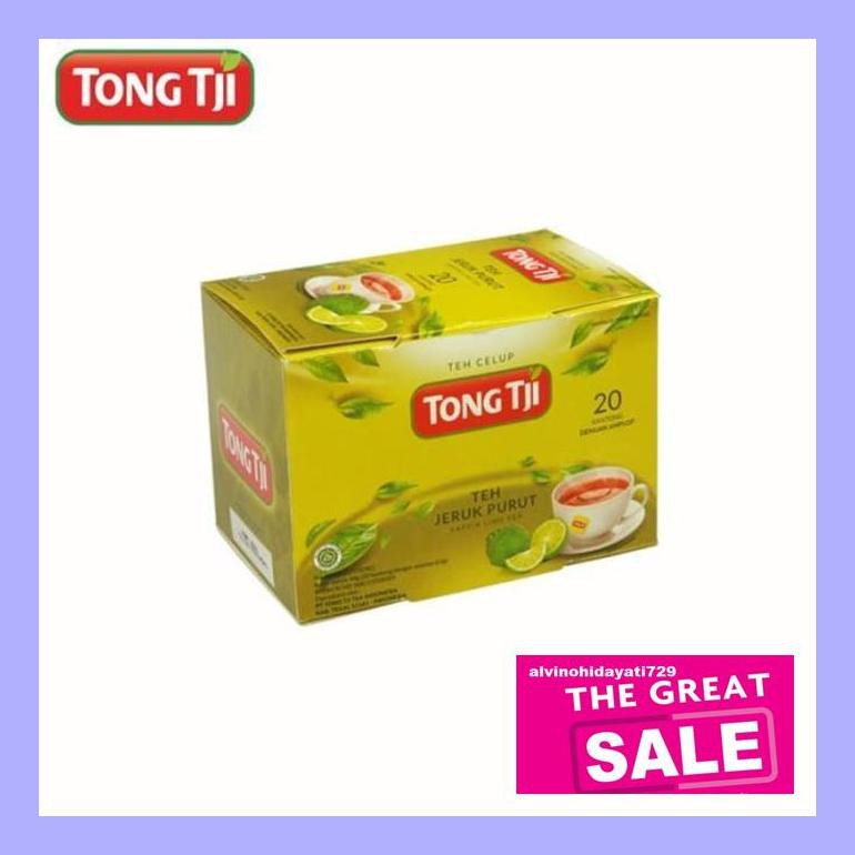 

A50Teh0 Tong Tji , Teh Jeruk Purut ( Tea Bag/ Teh Celup ) Te40Hs0