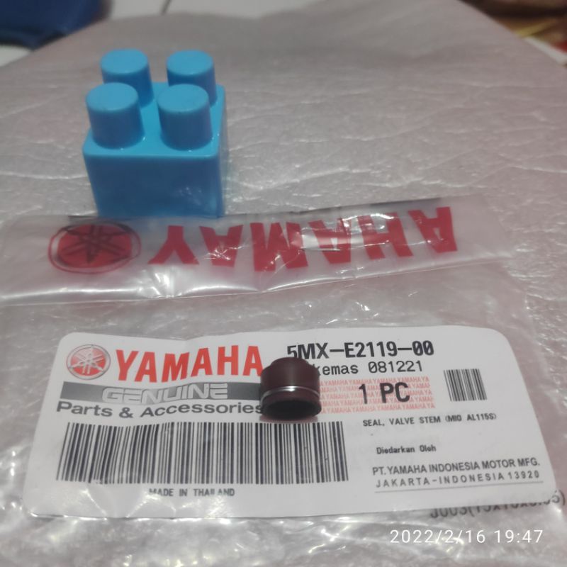 SATUAN SEAL SIL KLEP MIO SPORTY SMILE NOUVO ORIGINAL ORI YAMAHA